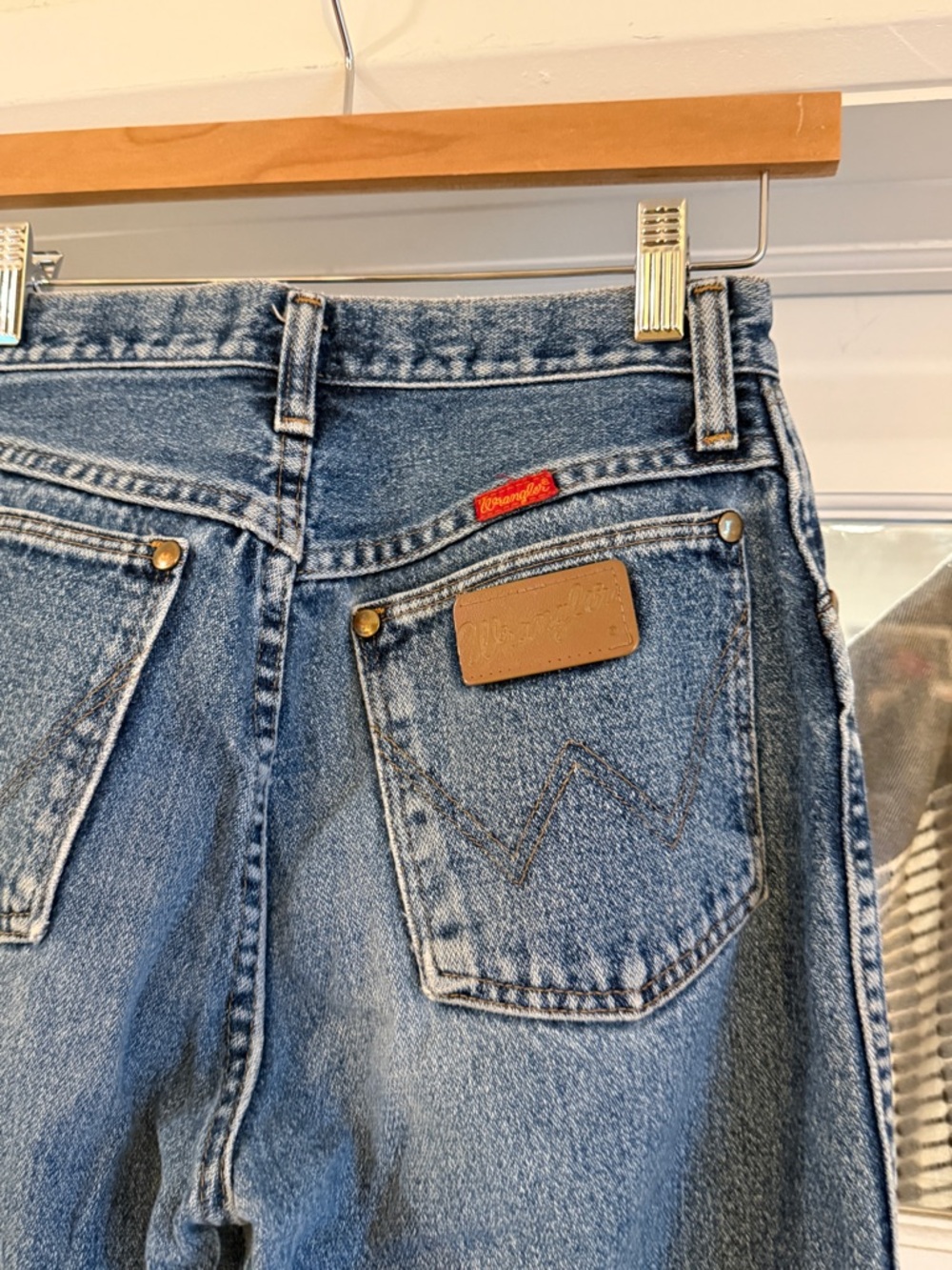 Vintage Wrangler High Rise Women's Blue Denim Jeans - Picture 6 of 7
